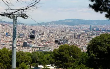 Vistas aéreas desde el teleférico