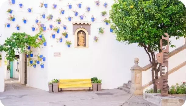 Arquitectura típica andaluza en el Poble Espanyol