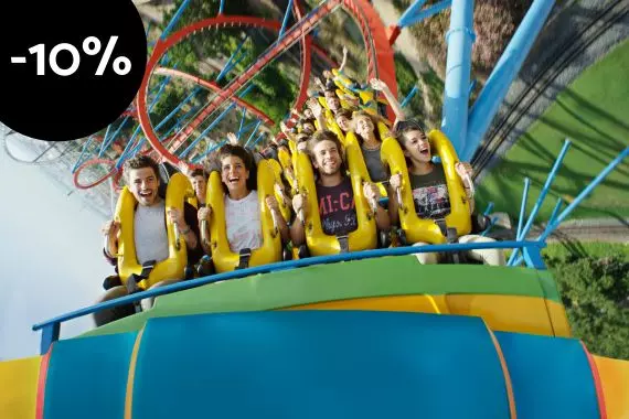 PortAventura con transporte incluido desde Barcelona 